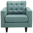 thumbnail image 2 of Modway Empress Upholstered Fabric Armchair in Laguna, 2 of 5