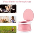 thumbnail image 5 of Travel Potty Portable Potty Folding Potty Toddler Toilet Potty Portable Potty Children's Potty Training Seat for Children Toddlers Travel (Pink), 5 of 5