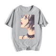 thumbnail image 1 of Osaki Nana Osaki Nana Chandail à Col Rond Imprimé Périphérique pour Adulte, Décontracté, Ample, à Manches Courtes - Gris 7, 1 of 2