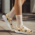 thumbnail image 6 of chaqlin Halloween Cat Ghost Shoes for Women Men Size 13.5 Casual Lace Up Running Sneakers Breathable Mesh Slip On Walking Shoes Comfortable Office Work Flat, 6 of 7