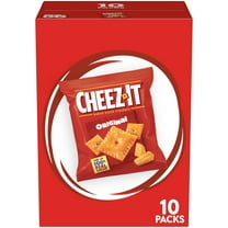 Cheez-It Original Baked Snack Crackers, Lunch Snacks, 10 Count