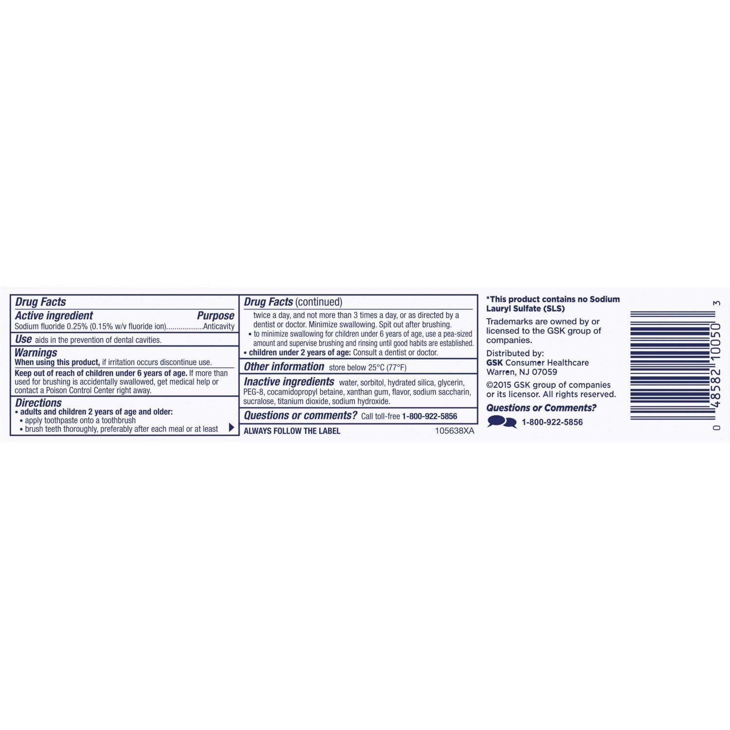 (2 pack) Biotene Fresh Mint Original Gentle Formula Fluoride Toothpaste, 4.3 Ounces
