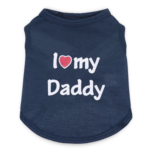 Ropa para mascotas Ropa para perros Chaleco para mascotas Daddy Ropa de verano para perros 489