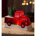 thumbnail image 2 of Evergreen Beautiful Christmas Truck Spinning Water LED Table Top Decor - 8x4x8 in Indoor/Outdoor Decoration, 2 of 5