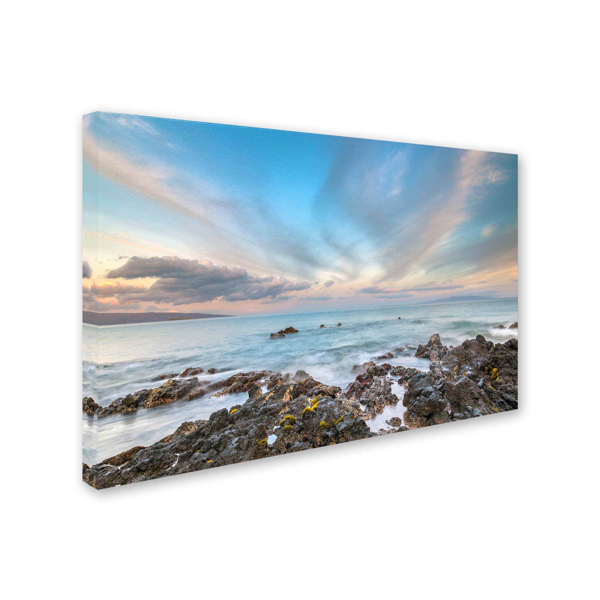 Trademark Fine Art 'South Maui Sunrise' Canvas Art by Pierre Leclerc