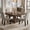 Pear wood original, variant on 47.2" Square Dining Table for 4, Square Kitchen Table with 2-Tier Storage Shelf, Anti-Wobble Triangle Legs, Scratch-Resistant Modern Dinner Table for Apartment, Dining Room