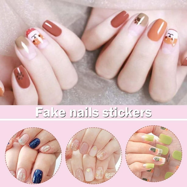 Semi Cured Gel Nail Patch Adhesive Sliders Long Lasting Nail