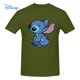 thumbnail image 1 of Disney Stitch In Love T shirt Harajuku Short Sleeve T-shirt 100% Cotton Graphics Tshirt Brands Tee Top6XL Gao Jinjia LED, 1 of 2