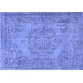 thumbnail image 1 of Ahgly Company Indoor Rectangle Abstract Blue Contemporary Area Rugs, 5' x 8', 1 of 4