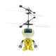 thumbnail image 3 of Robot volador de juguete para juegos de interior y exterior, carga USB, drones de juguete, helicóptero de inducción controlado a mano para niños de 8 Amarillo, 3 of 8