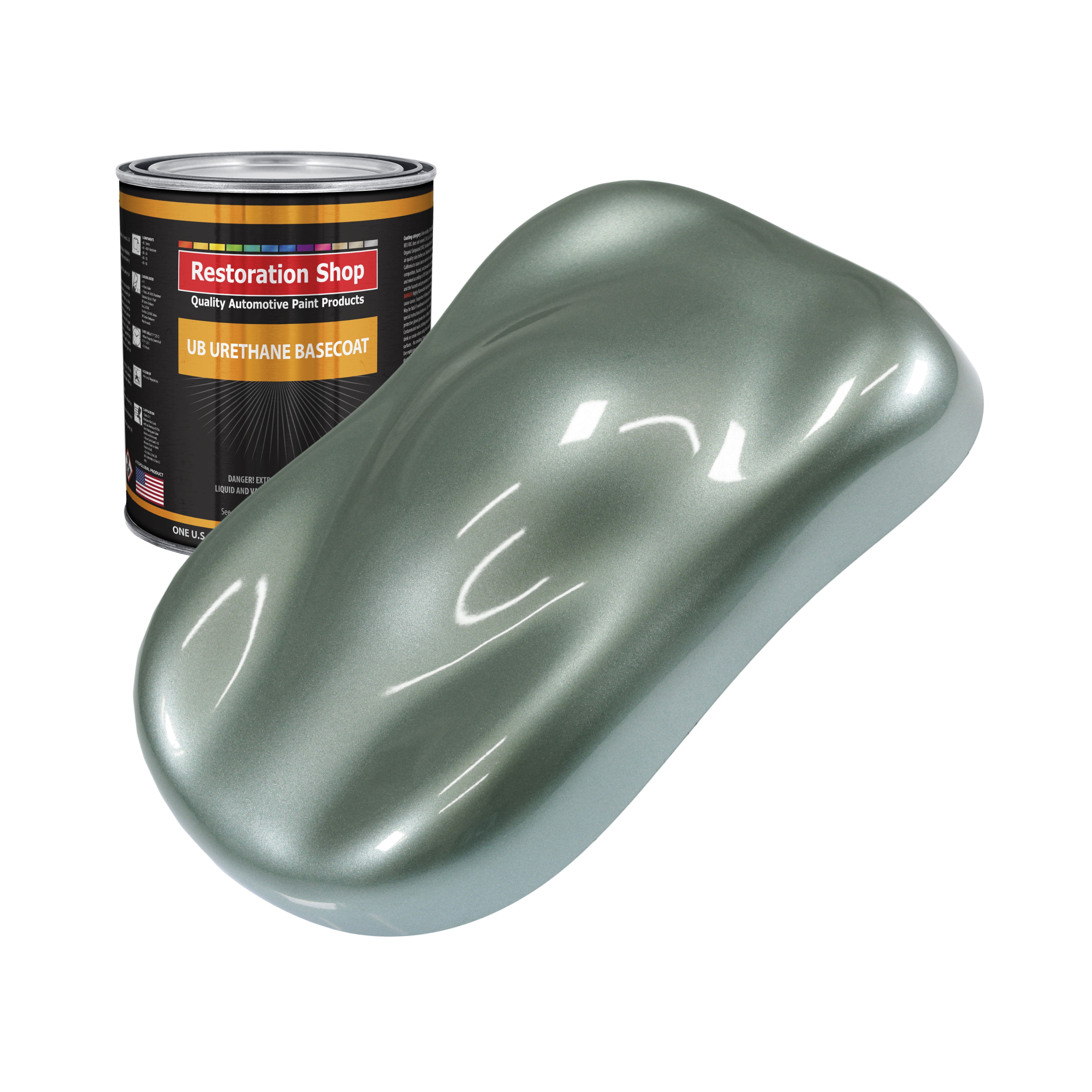 Slate Green Metallic 1 Quart URETHANE BASECOAT Car Auto Body Paint
