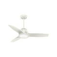 thumbnail image 1 of Hunter Casablanca 44" Ceiling Fan w/ LED Lights and Remote Control, Fresh White, 1 of 5