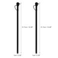 thumbnail image 2 of Unique Bargains 2 Pcs Durable Replacement Straw and Cover Black Silicone, 2 of 5