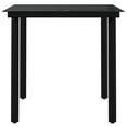 thumbnail image 2 of vidaXL 3 Piece Garden Dining Set Grey and Black, 2 of 4