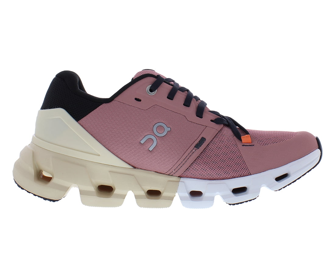 ON Cloudflyer 4 Womens Shoes Size 8, Color: Dustrose/Sand