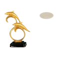 thumbnail image 1 of Figura de delfín,Colección de adornos de escritorio con figuras de delfines,Alfombra de área,Alfombra redonda decorativa de 60 cm para entrada de interior,Alfombra lavable para suelo de, 1 of 8