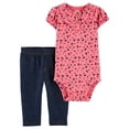 thumbnail image 1 of Set Playera y Pantalón Child of Mine Rosa NB Estampado cerezas, 1 of 4