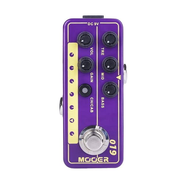 Amplificador de guitarra eléctrica Micro Preamp MOOER M019 UK Gold PLX