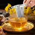 thumbnail image 4 of Fzsteel Lace Design Tea Infuser – Floral Pattern, 304 Stainless Steel, Rust-Resistant, Easy to Use, 4.7x1.6x2.8 Inches, 4 of 5