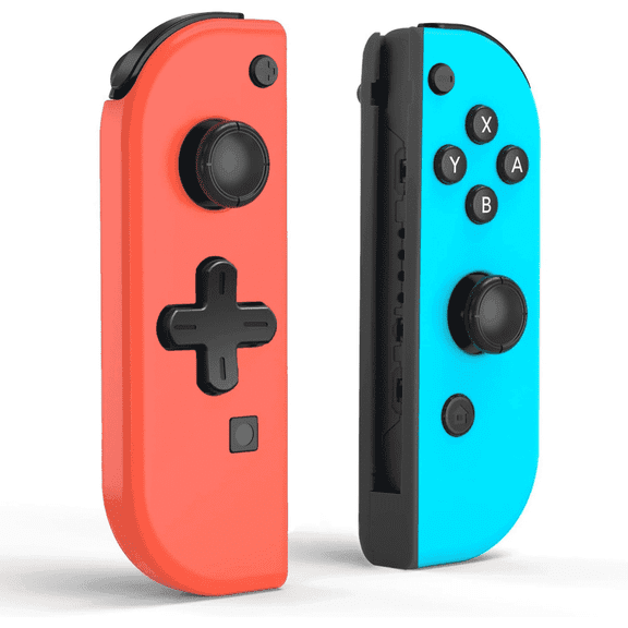 Switch Controller for Nintendo Switch, Switch Remote Joy Pad supports Dual Vibration/Motion Control/Screenshot/Wake-up (Red and Blue)