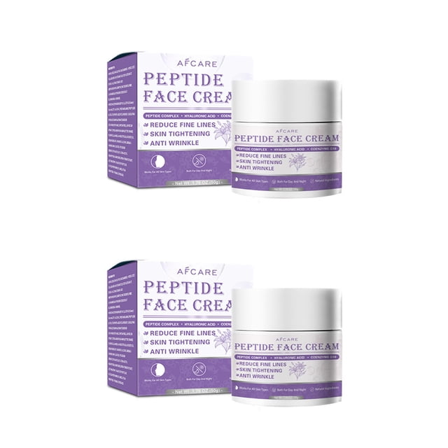 Crema facial péptido, anticarrugas, coenzima Q10, Reduce las líneas finas, crema hidratante reafirmante para la piel, productos nutritivos para el cuidado de la piel tiernos