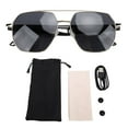 thumbnail image 2 of AI Translator Smart Glasses IP67 Waterproofing Voice Video Call Real Time Translation 163 Languages  Sunglasses for Travel Sports, 2 of 7