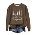 thumbnail image 2 of EGNMCR Chandail en Molleton de Noël Col Rond Imprimé Ample Manches Longues Sans Capuche, 2 of 4