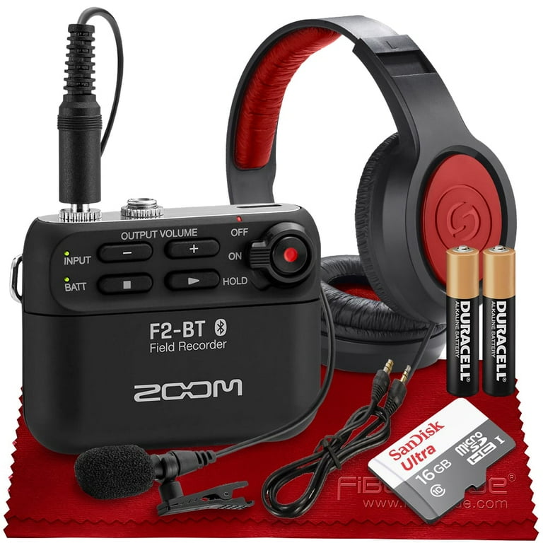 Zoom F2 Ultracompact Portable Field Recorder with Bluetooth
