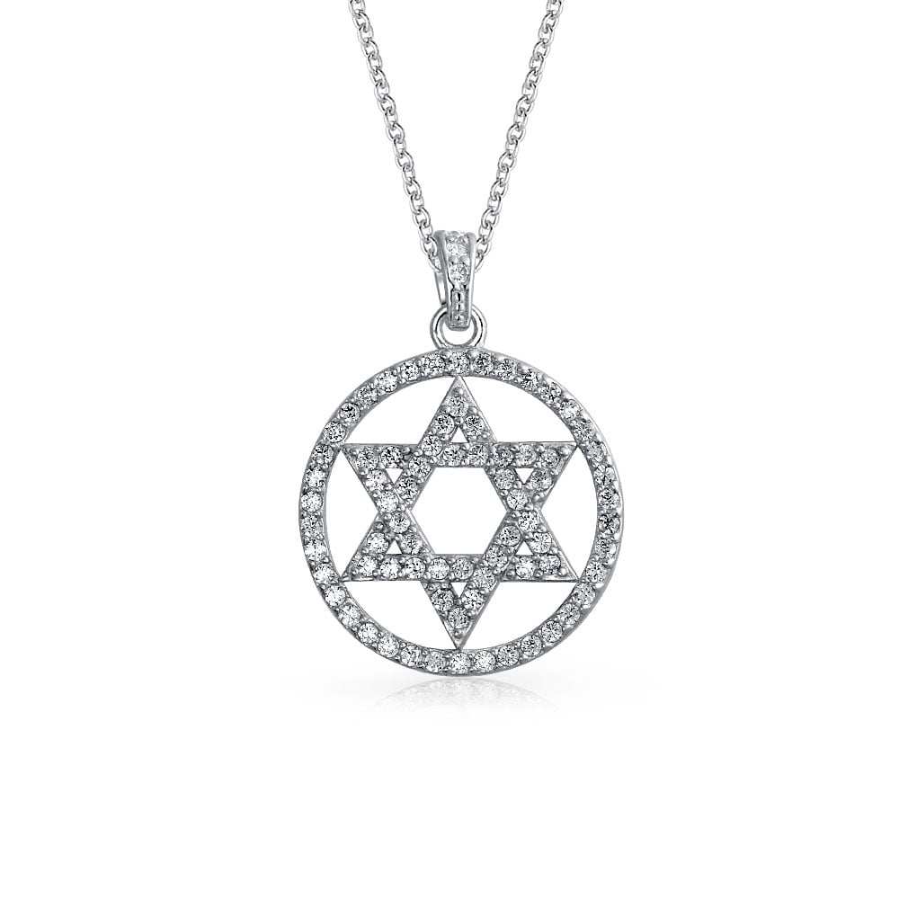 Circle Star David Magen Je Pendant Pave 