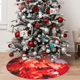 thumbnail image 5 of Sikiie Autumn Maple Leaves 30-48 inches {designName} Print Christmas Tree Skirt Snowman Xmas Tree Skirt with Edge Christmas Decorations for Holiday Party48", 5 of 7