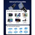 thumbnail image 4 of Cargador de coche TIBEITA USB-C y USB-A de 4 puertos de 90 W para iPhone Galaxy, 4 of 8