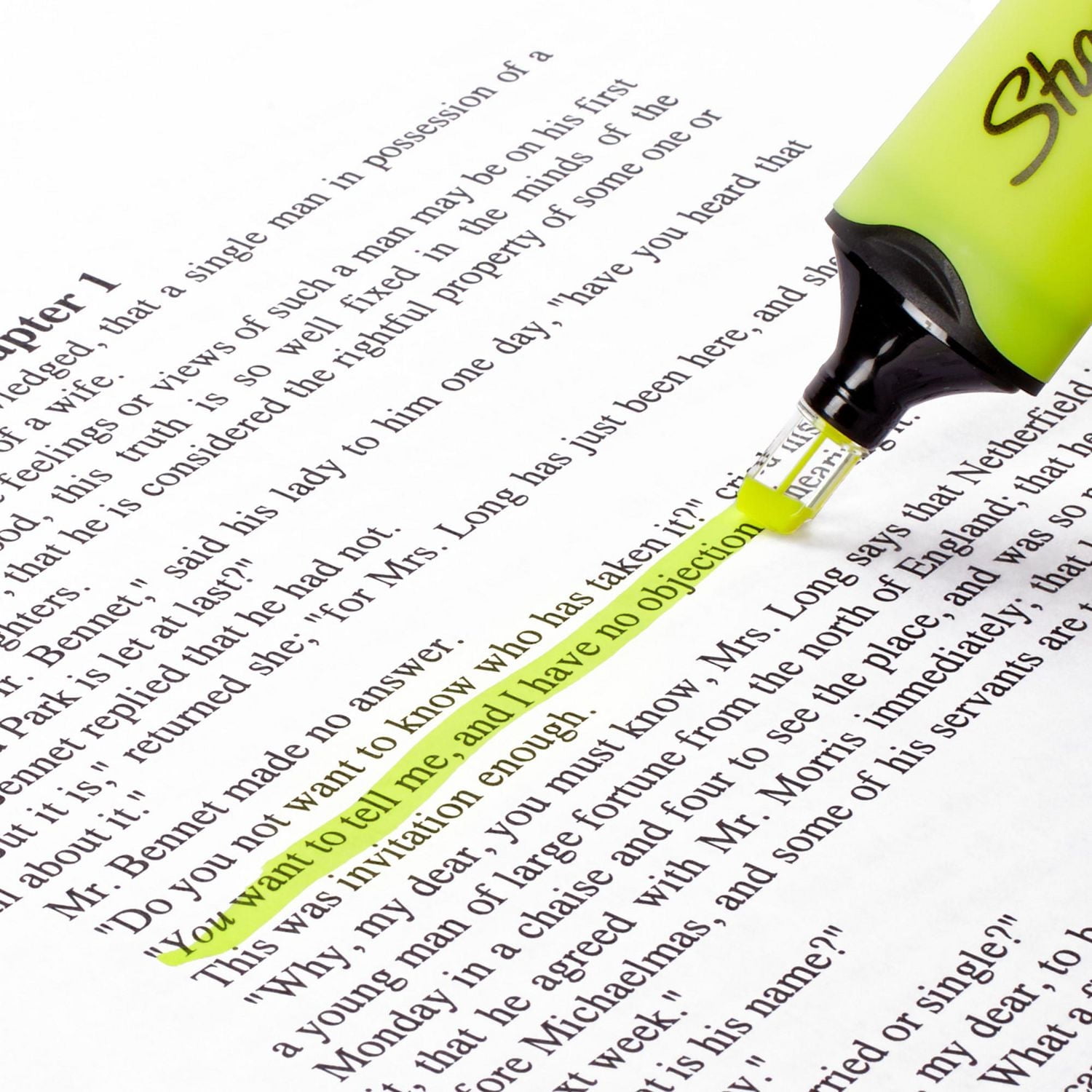 Surligneur Sharpie, surligneur transparent avec pointe biseautée transparente, surligneur à réservoir, couleurs assorties