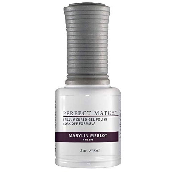LeChat Esmalte en Gel Perfect Match, Marilyn Merlot, 0.5 Oz