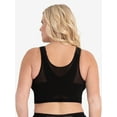 thumbnail image 3 of Leading Lady, The Grace, Wireless Posture Bra, Front Close, Lace Covered Cups, Extra Support, Mesh Back (Women's & Women's Plus), 3 of 4