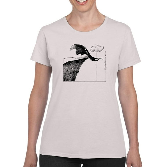 Falldown T-Shirt Women -Wilfred Hildonen Designs, Female Medium