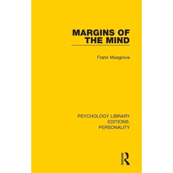 Psychology Library Editions: Personality Margins of the Mind, (Paperback)