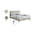 thumbnail image 2 of Meridian Furniture Gallo Beige Vegan Leather Full Bed, 2 of 9