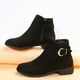 thumbnail image 4 of NECHOLOGY Botas Mujer Adulto Femenino Zapatos Botines mujer Botas informales para mujer, botines de moda, botas de invierno para mujer con cremallera lateral, botas (Black, 8.5), 4 of 7