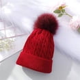 thumbnail image 3 of Krdevn Baby Girls Boys Soft Warm Knit Hat Kids Winter Hat with Hood Cap, 3 of 3