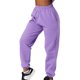 thumbnail image 1 of Pantalones deportivos para mujer con bolsillo deslizante, cintura alta, pantalones de chándal cálidos para exteriores para otoño invierno, morado S, 1 of 7