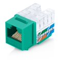 thumbnail image 1 of Everest Solutions Multimédias RJ45 Cat6/5e Jack de Clé - Connecteurs Femelles Modulaires de Type 110 Compatible avec la Vitesse, 1 of 5