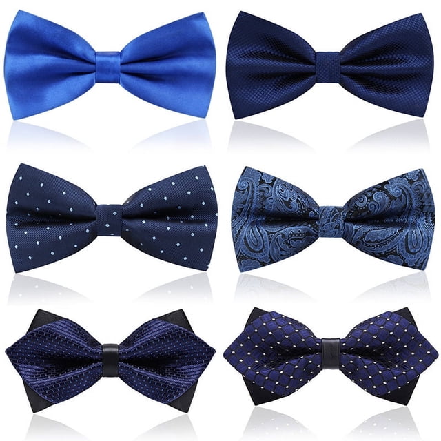 Pajarita clásica preatada Esmoquin sólido formal para adultos y niños $ Pajaritas de hombre para niños 6 Pajarita preatada de satén formal