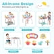 thumbnail image 2 of Centro de actividades para bebés BABY JOY 5 en 1 con juguetes extraíbles, color blanco, 2 of 6
