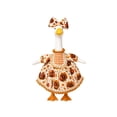 thumbnail image 2 of Fmbmuo 23 Inch Thanksgiving Harvest Porch Goose Costume Set Fall Garden Yard Weatherproof Decor,Yellow, 2 of 5
