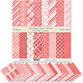 thumbnail image 2 of Pattern Paper Pack - Pink Patterns - Scrapbook Premium Specialty Paper Single-Sided 12"x12" Collection Includes 16 Sheets - by Miss Kate Cuttables, 2 of 4