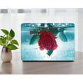 thumbnail image 4 of KSK KAISHEK Compatible with New MacBook Air 13" Case 2022 2021 2020 2019 2018 Released Model A2337 m1/A2179/A1932, Plastic Hard Shell Case, Rose series 0819, 4 of 5