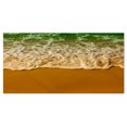 thumbnail image 2 of Vagues Blanches des Eaux de Plage Vertes - Impression sur Toile, 2 of 3
