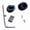 Black, variant on USB Male Plug Connectors 5 Pin Soldering Type USB 5P Charging Data Plugs DIY Accessories Shell for Cable Repairs