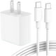[Apple MFi Certifié] Adaptateur Secteur Chargeur Mural Rapide iPhone 20W pour iPhone 15 / iPad / samsung galaxy / google pixel W? cable USB-C - WINGOMART – image 1 sur 8