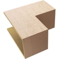 thumbnail image 6 of 12"W x 24"D x 24"H Classic Chapel Hill Rough Cedar Woodgrain TimberThane Corbel, Primed Tan, 6 of 6